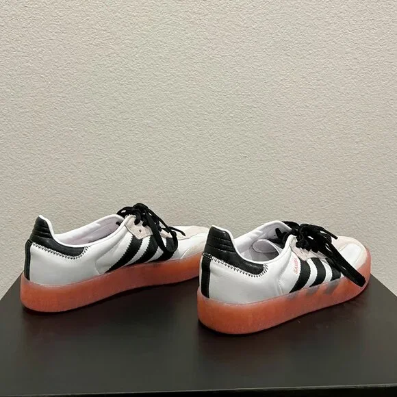 Adidas Samba Sambae Women US Size 9 pink black white Like New - Picture 4 of 9